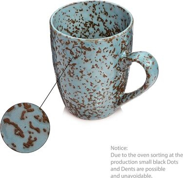 Набор кофейных кружек Singer Athens Набор кружек из 4 предметов для 4 керамических изделий, чайная кружка, расширяемая, с ручкой, повседневная, специальный завтрак, бранч, набор кружек на открытом воздухе Кофейная кружка 300 мл 4 шт.