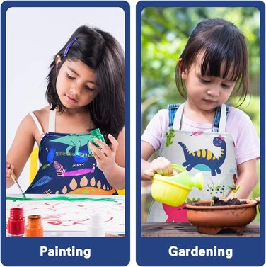 Набір дитячих фартухів 2 шт 45 х 52 см динозавр HOTUT