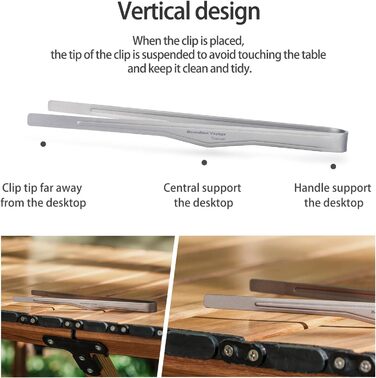 Титанові щипці для гриля 17 см Boundless Voyage