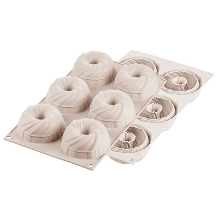 MINI INTRECCIO Форма силіконова 'міні завиток' d 75 мм, h 35 мм