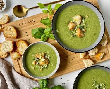 Доска разделочная бамбуковая 45 x 30 см Klamer