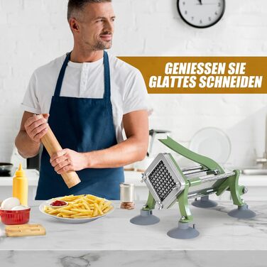 Апарат для нарізки картоплі фрі з 4 змінними лезами EasyVibe