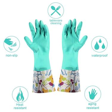 Рукавички для миття посуду 3 пари 42 см Yiomxhi