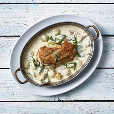 Сковорода для подачі 24.5*17.5 см, 1000 мл, овальна, металева, Vintage Steel, GenWare