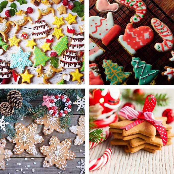 Набір різдвяних формочок для печива, 10 шт. tarumedo