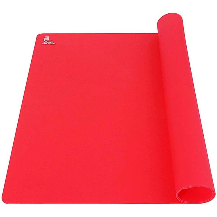Антипригарний килимок для випічки 60 x 40 см червоний SUPER KITCHEN