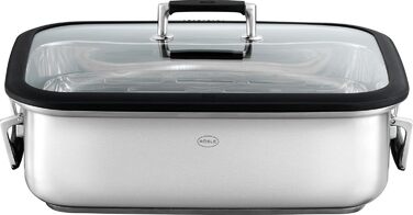 Жаровня 28 см прямокутна 9 л Silence Pro Rosle