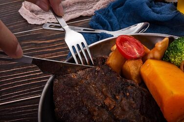 Титанові столові прилади для кемпінгів 3 шт. iBasingo