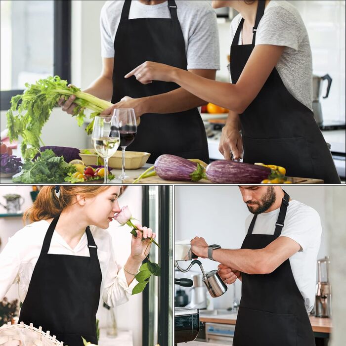 Кухонные фартуки 2 шт 69 х 85 см черный Riqiaqia