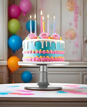 Вращающаяся подставка для торта из алюминиевого сплава 31 см Yizish