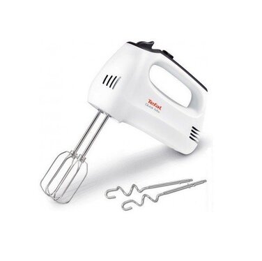 Tefal Міксер ручний Quick Mix 300Вт, насадки-4, турборежим, біло-сірий