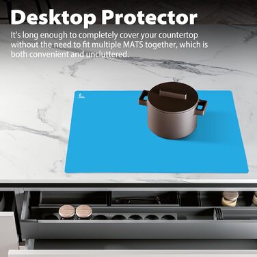 Антипригарний килимок для випічки 60 x 40 см синій SUPER KITCHEN