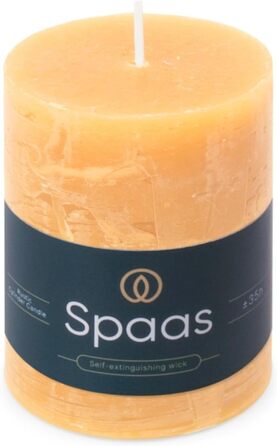 Свічка Spaas Rustic Pillar 70/95 мм 35 шт. - світло-рожева (пісочна)