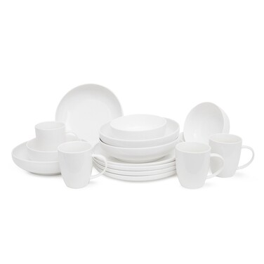 Набор посуды Fissman 16 предметов HORECA фарфор (6358)