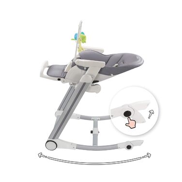 Дитячий стільчик для годування зі знімним підносом та ігровою аркою Engel & Storch