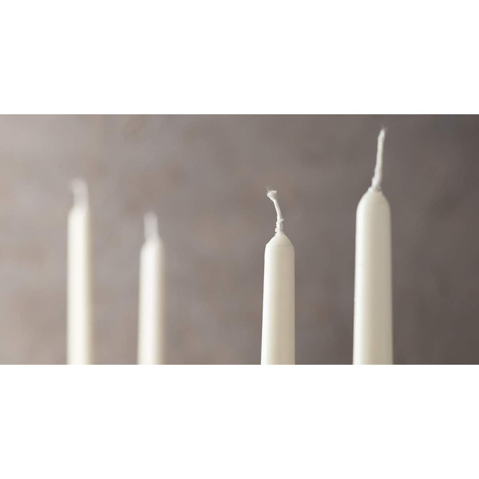 Набір зі 100 конічних свічок 2,2 x 25 см, 2 упаковки по 50 шт, бежевий PAPSTAR