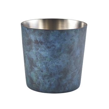 Склянка металева 420 мл, синій, Patina Blue, GenWare