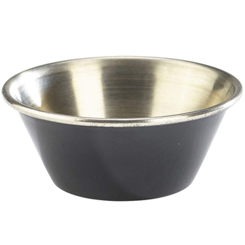 Соусник металлический 43 мл, черный, GenWare