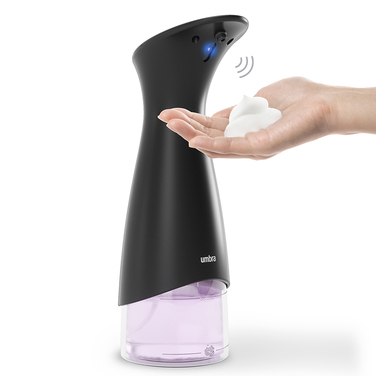 Диспенсер для мила сенсорний 280 мл чорний Otto Umbra