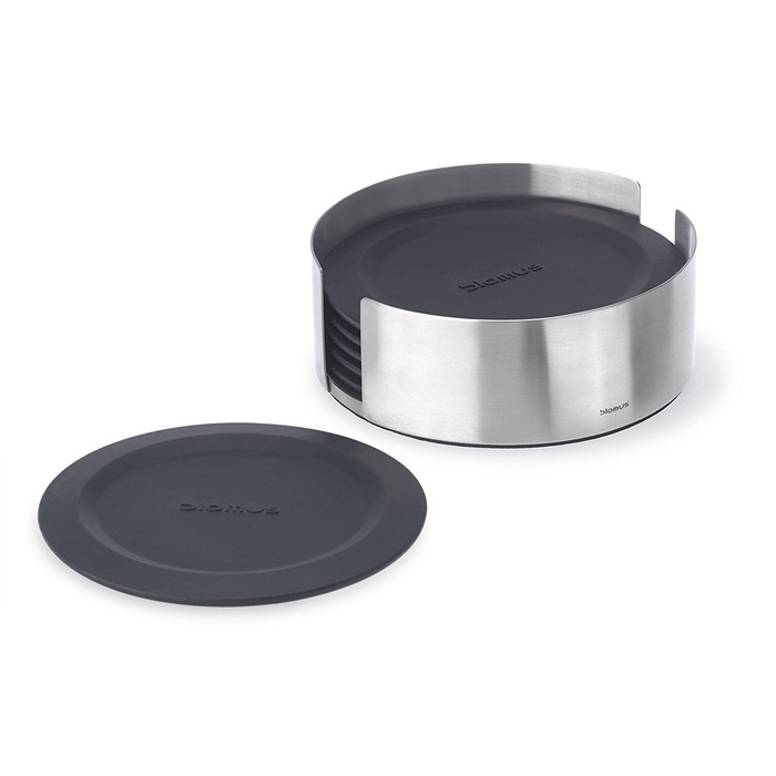 Підставка під кружку набір 6 предметів, чорний Lareto Blomus