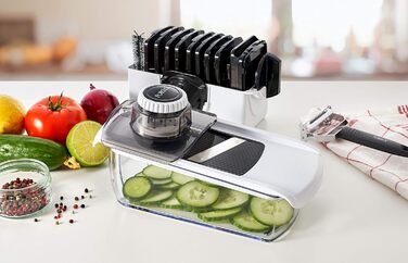 Овощерезка черно-белая, пластик fullstar