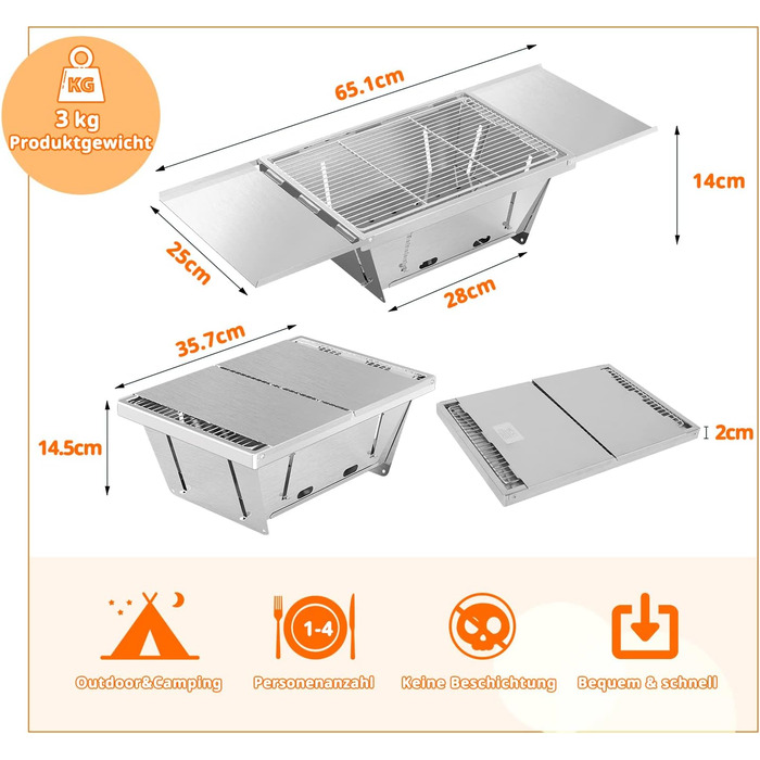 Сложный гриль для барбекю Dripex