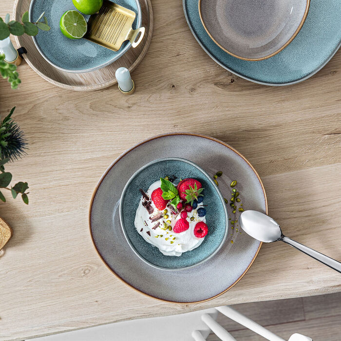 Блюдо глибоке 27 см бежеве / сіре Lave Villeroy & Boch