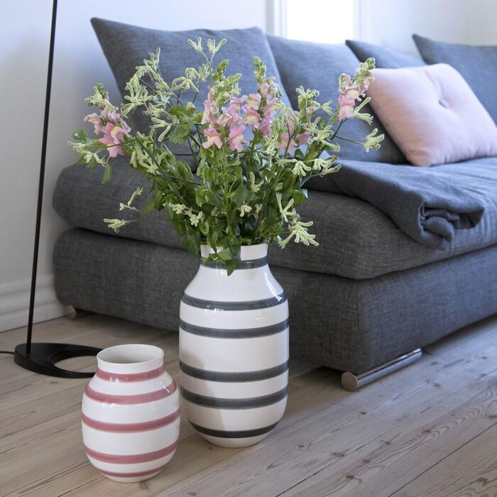 Ваза 20 см біло-рожева Omaggio Kähler