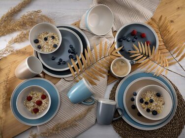 Набір посуду на 4 персони, 16 предметів, Nordic Living Cool Creatable