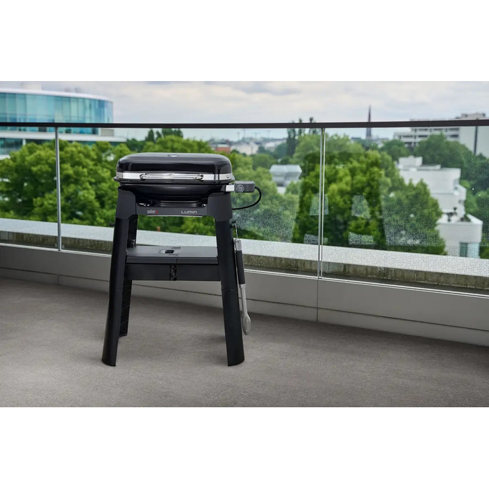Электрический гриль Weber Lumin с подставкой черный 92010879 Код: 010914