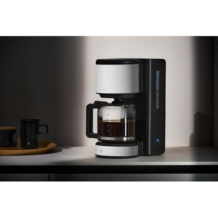 Кавомашина 1,25 л з фільтром, світло-сіра Stelio WMF