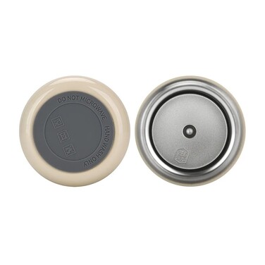 Термос Fissman 380 мл колір бежевий нержавіюча сталь (9861)