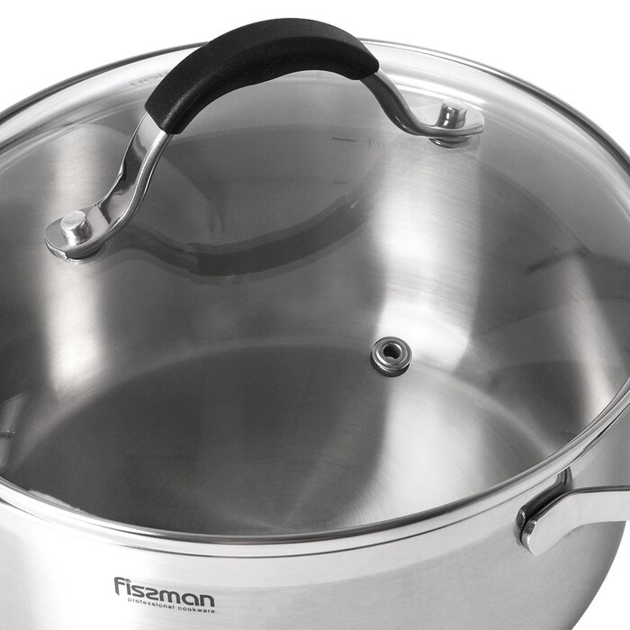 Кастрюля со стеклянной крышкой 18 см 2,1 л MAGNIFICA Fissman
