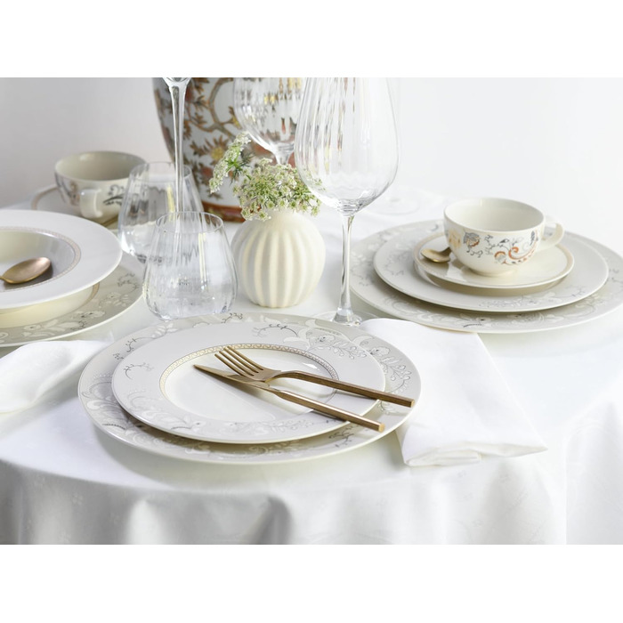 Набор посуду на 6 персон, 30 предметів, білий Palacio Creatable