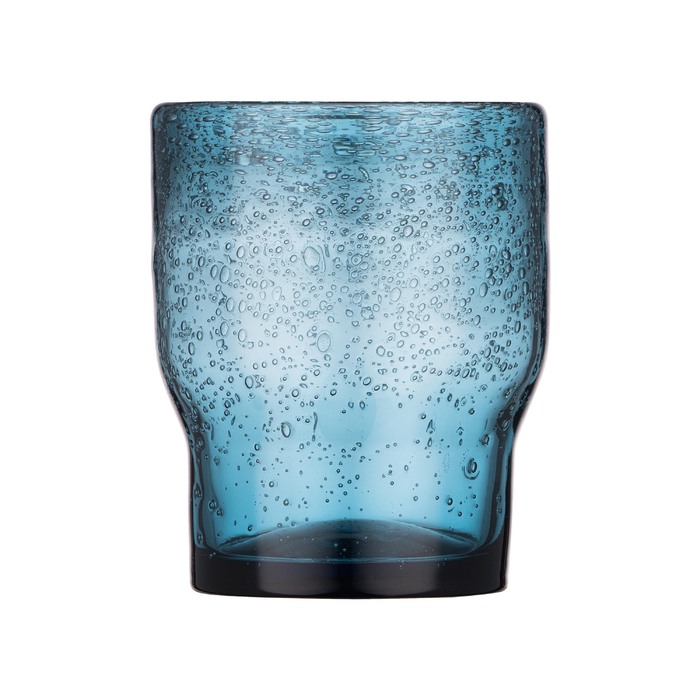 ARDESTO Набір склянок низьких Bubble 300мл, 2шт, скло, синій