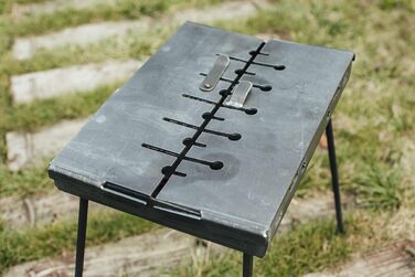 Набор портовиного мангала и 6 шампуров с чехлом для гриля KL - 6/3