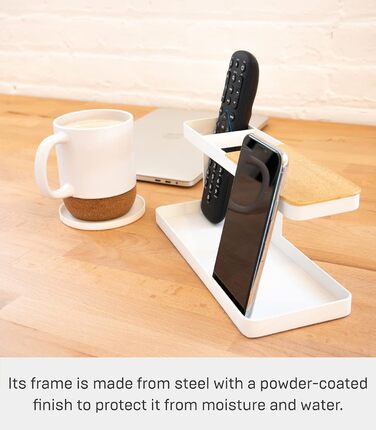 Органайзер для столу, сталевий, один розмір (білий) Vialex