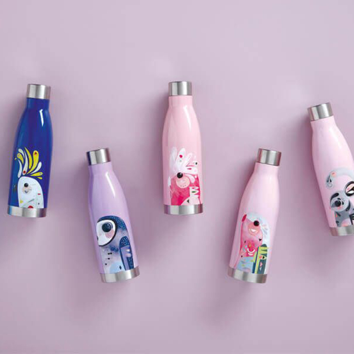 Пляшка металева Maxwell Williams Owl PETE CROMER, з подвійними стінками, 500 мл