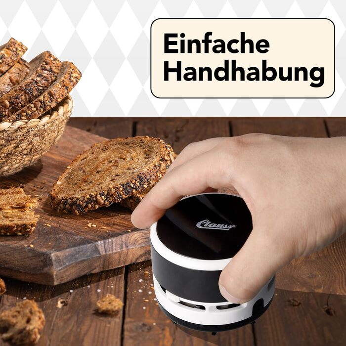 Міні-пилосос бездротовий 6 Вт чорний Clauss