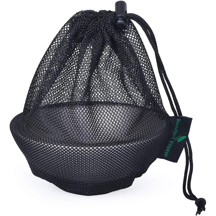 Безграничный Voyage Титановая чаша с двойными стенками для взрослых Детская посуда для кемпинга на открытом воздухе Чаша для риса из титана (220 мл-ti15147b.)