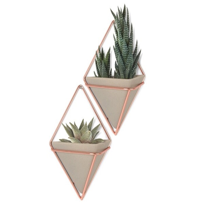 Декор для стін trigg малий бетон-мідний