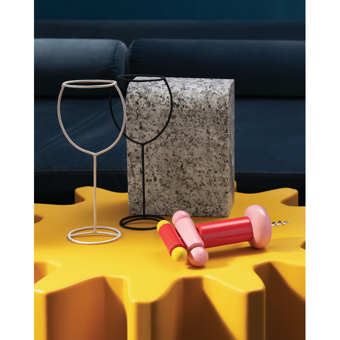 Штопор 6х18 см, красный / розовый/ желтый Alessi