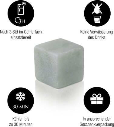 Камені для охолодження напоїв 9 шт Amazy