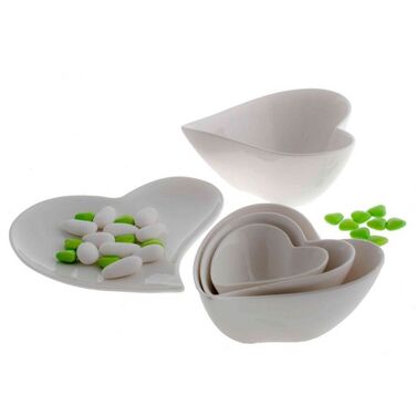 Блюдо Maxwell & Williams WHITE BASICS HEART фарфоровое, 17 х 17 х2,5 см