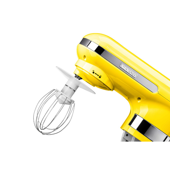 ARDESTO Міксер планетарний 800Вт, насадки-3, чаша-нерж., метал, 4л, Pulse-режим, жовтий