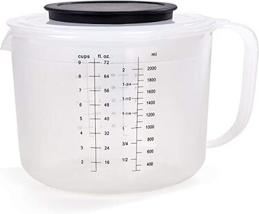 Мерная чашка с крышкой 2000 мл 8640032000 BARAZZONI