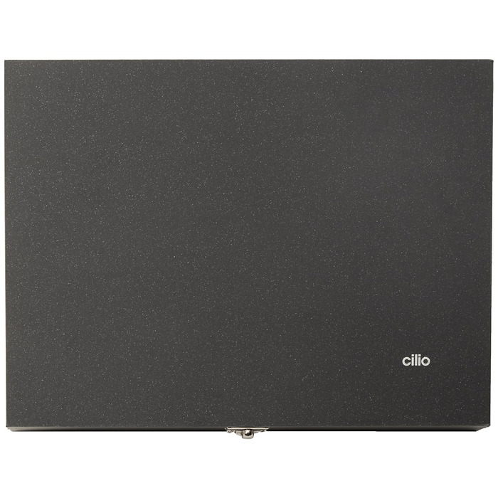 Набір ножів для сиру Cilio C294804 294804 Piave 4 шт. и, в дерев'яній подарунковій коробці, срібло