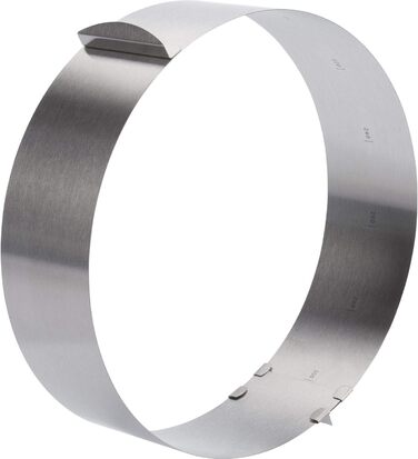 Кольцо для торта Westmark, очень высокое, Ø 16 30 см переменное, нержавеющая сталь, серебристый, 31312260 одинарное кольцо для торта высота 8,5 см