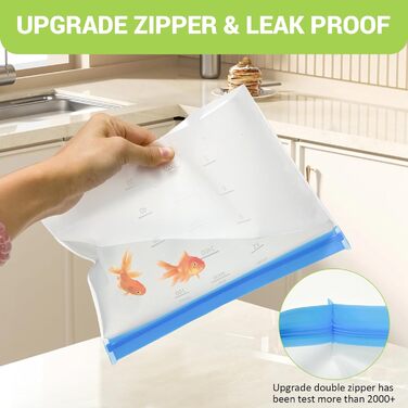 Набір з 20 вакуумних пакетів 26,5 х 20,5/21,5 х 17,8/21,5 х 12,7 см Bingolar