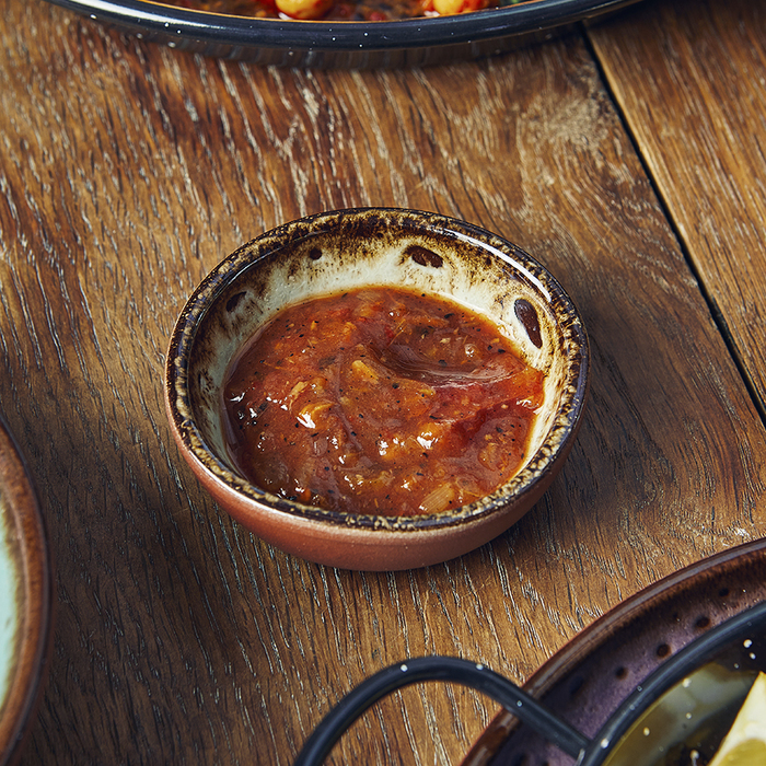 Соусник 50 мл, серый, Sabrosa Stone, GenWare